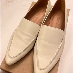 madewell leather flat shoes